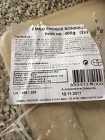 Mängden socker i Maxi croque monsieur