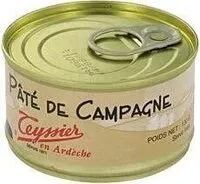 Mängden socker i Pate de campagne TEYSSIER