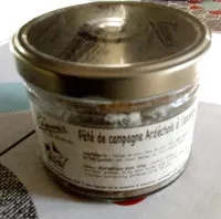 Mängden socker i Pate de campagne Ardechois a l'ancienne TEYSSIER