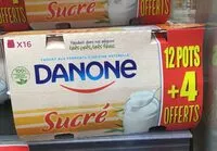 Mängden socker i Yaourt Danone sucré