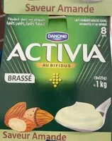 Mängden socker i Activia saveur amande