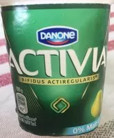 Mängden socker i ACTIVIA Bifidus Actiregularis 0% MG