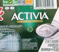 Mängden socker i Activia en martinique