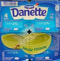 Mängden socker i Danette pistache