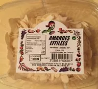 Mängden socker i Amandes Effilées MG Europe 100 G