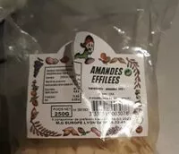 Mängden socker i Amandes effilées