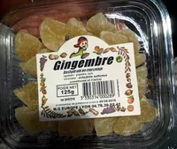 Mängden socker i Gingembre