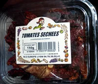 Mängden socker i Tomates séchées