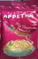 Mängden socker i Mix Mozzarella Emmental