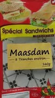 Mängden socker i Maasdam spécial sandwichs