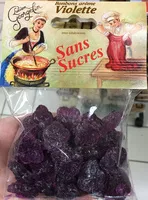 Mängden socker i Bonbons arôme violette