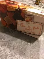 Mängden socker i Pâtes de fruits assorties