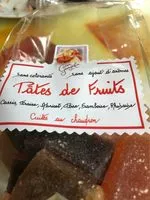 Mängden socker i Pates de fruits