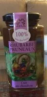 Mängden socker i Georgelin Dessert Prune / Rhubarbe S / Sucre Ajoute 75%Fr