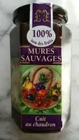 Mängden socker i Mûre Sauvage