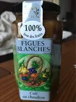 Mängden socker i Confiture Figues Blanches 75%Fruit