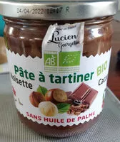 Mängden socker i Pâte à tartiner bio noisette cacao