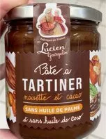 Mängden socker i Pâte à tartiner noisette et cacao