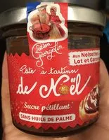 Mängden socker i Pâte à tartiner de Noël