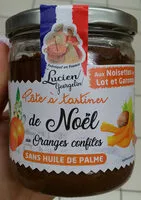 Mängden socker i Pate a tartiner de Noël aux oranges confites