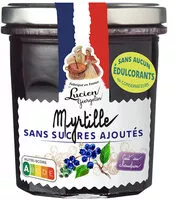 Mängden socker i Myrtille sans sucres ajoutés