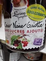 Mängden socker i Cofiture écrire confiture