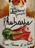 Mängden socker i Confiture de rhubarbe