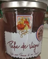 Mängden socker i Pêche de vigne