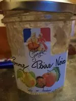 Mängden socker i Préparation Pomme Poire Noix