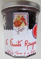 Mängden socker i 5 Fruits Rouges cuits aux pommes et au chaudron