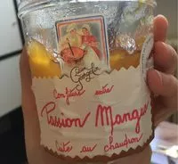 Mängden socker i Confiture extra passion mangue cuite au chaudron