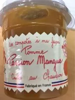 Mängden socker i Compote pomme passion mangue