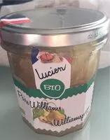 Mängden socker i Poire williams