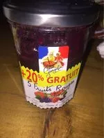 Mängden socker i Confiture