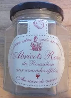 Mängden socker i Abricots Rouges du Roussillon aux amandes effilées Au sucre de canne