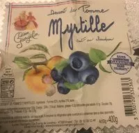 Mängden socker i Dessert de pomme myrtille