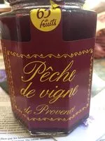 Mängden socker i Pêche de vigne de Provence