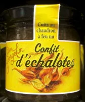 Mängden socker i Confit d'échalotes cuites au chaudron à feu nu