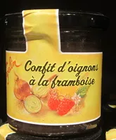 Mängden socker i Confit d'oignons à la framboise