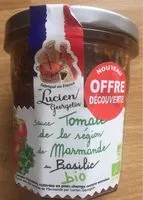 Mängden socker i Sauce tomate de la region de Marmande au basilic