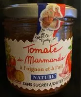 Mängden socker i Sauce Tomates oignons et ail