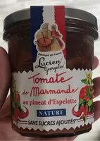 Mängden socker i Tomate de Marmande au piment d'espelette