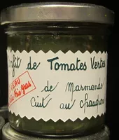 Mängden socker i Confit de tomates vertes de marmande cuit au chaudron