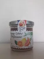 Mängden socker i Confiture orange citron pamplemousse cuits aux pommes