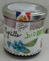 Mängden socker i Confiture myrtille bio