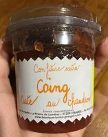 Mängden socker i Confiture de coing