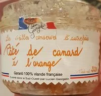 Mängden socker i Paté de canard à l'orange