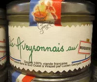 Mängden socker i Pâté Aveyronnais au Roquefort