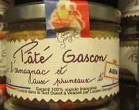 Mängden socker i Pâté Gascon à l'Armagnac et aux Pruneaux d'Agen