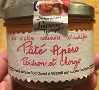 Mängden socker i Paté apéro poivrons et chorizo